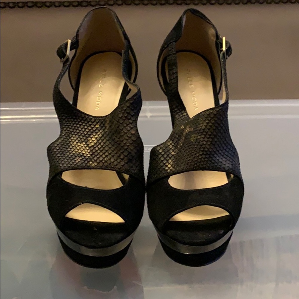 Very sexy Pelle Moda platform sandals